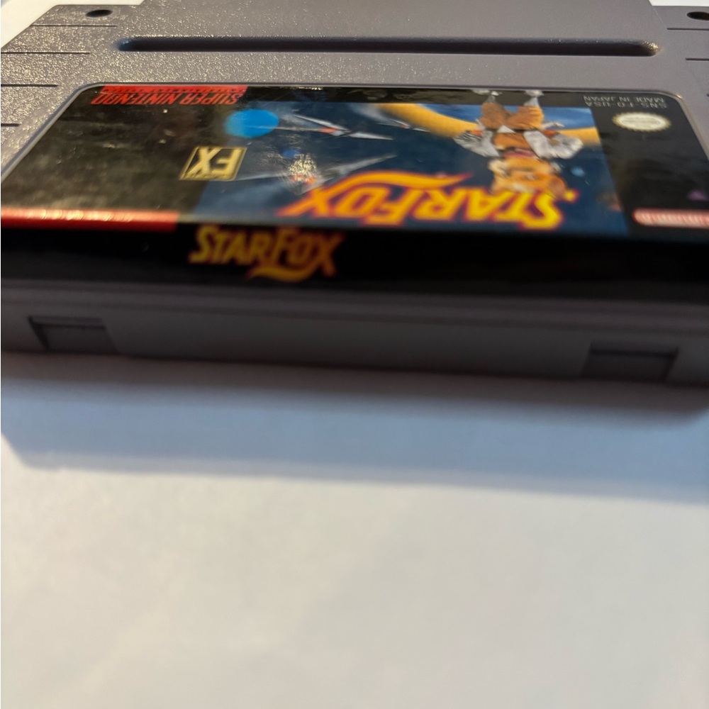 Super Nintendo Star Fox Game Cartridge Tested Working - Picture 6 of 6